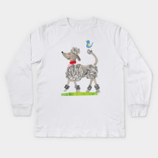 Poodle Kids Long Sleeve T-Shirt